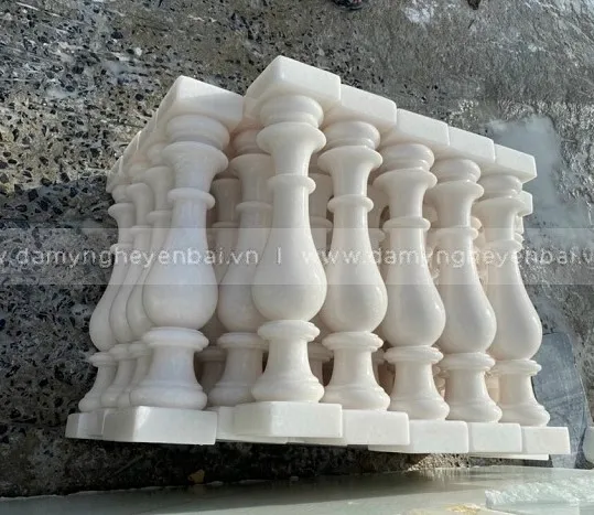 Yên Bái Stone địa chỉ đáng tin cậy cho các công ty, tổng thầu? – Con tiện, trụ đá trắng Yên Bái