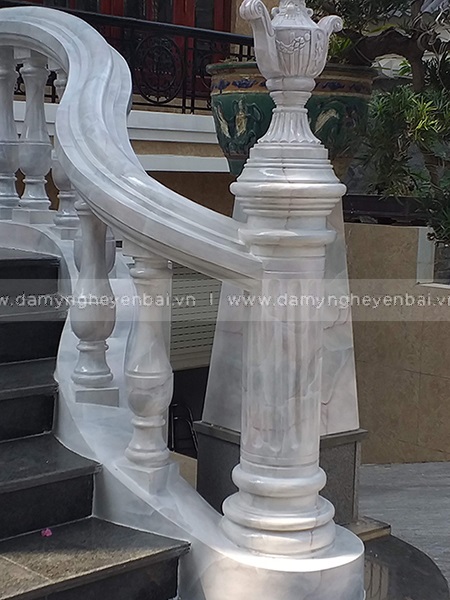 Một số mẫu con tiện, trụ đá đẹp – Con tiện, trụ đá trắng Yên Bái (ảnh 4)