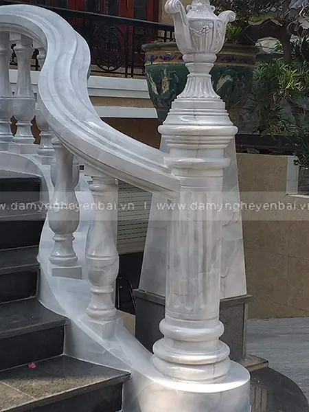 Một số mẫu con tiện, trụ đá đẹp – Con tiện, trụ đá trắng Yên Bái (ảnh 4)