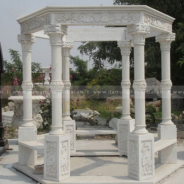 Một số mẫu con tiện, trụ đá đẹp – Con tiện, trụ đá trắng Yên Bái (ảnh 5)
