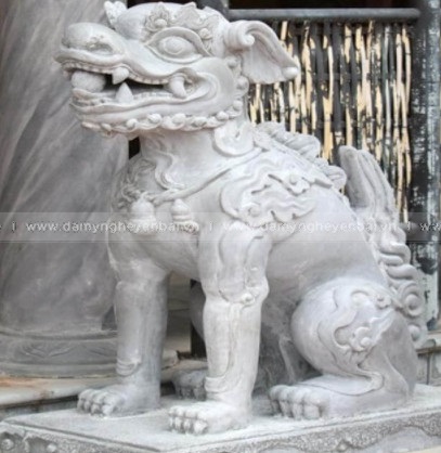 Chất lượng đá tốt – Nghê đá trắng Yên Bái