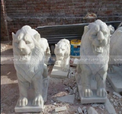 Tượng sư tử đá của Yên Bái Stone có gì nổi bật – Sư tử đá trắng Yên Bái