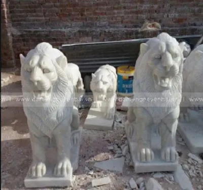 Tượng sư tử đá của Yên Bái Stone có gì nổi bật – Sư tử đá trắng Yên Bái