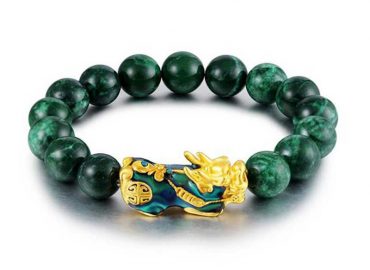 Vòng tay tỳ hưu bằng đá mang nhiều ý nghĩa về sức khỏe và tài lộc