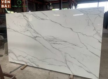 Đá marble trắng vân mây tự nhiên