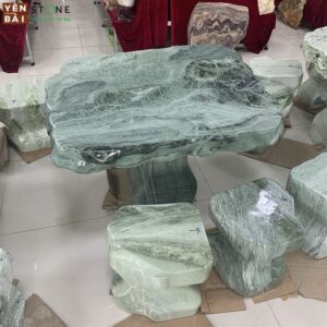 Bàn Ghế Đá Trắng
