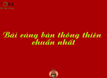 Bài cúng bàn thông thiên đúng chuẩn và đơn giản nhất