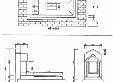 Tổng hợp các bản vẽ thiết kế xây mộ đẹp và chuẩn phong thủy nhất