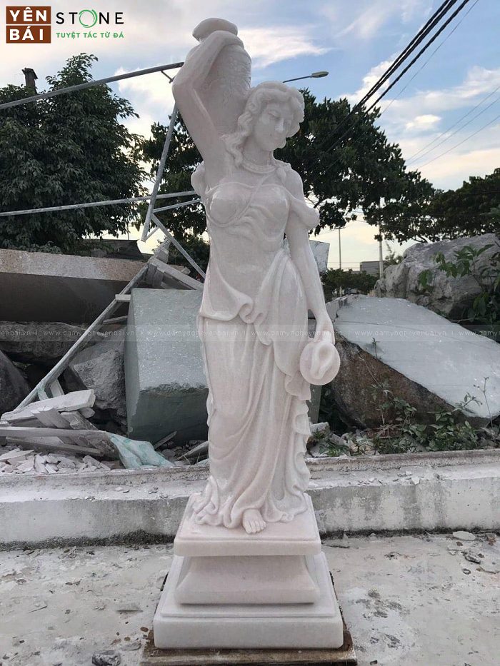 Đơn vị cung cấp tượng cô gái đá trắng Yên Bái uy tín số 1 trên thị trường — Yên Bái Stone