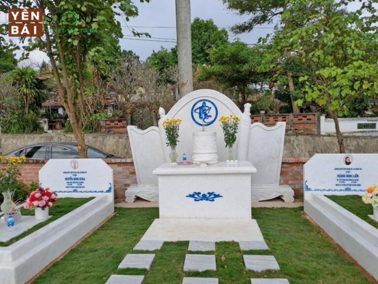 Đá trắng làm lăng mộ