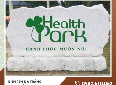 Nâng cao thương hiệu với biển tên đá trắng tại Nghệ An