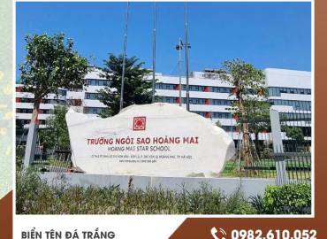Biển tên đá trắng – Tạo nên sự sang trọng cho không gian của bạn