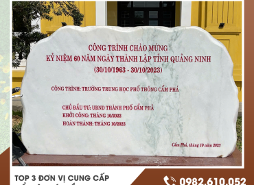 Chọn lựa hàng đầu với top 3 đơn vị cung cấp biển tên đá trắng giá tốt nhất