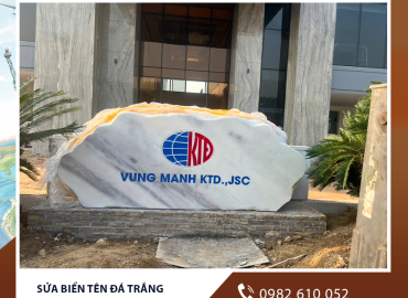 Sửa Biển Tên Đá Trắng Tại Hà Nội – Uy Tín, Chuyên Nghiệp