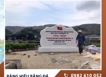 Bảng hiệu bằng đá – Xu hướng thiết kế mang đậm dấu ấn đẳng cấp