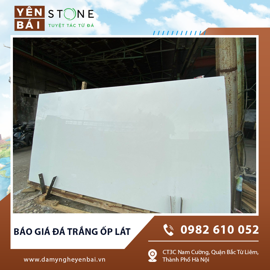 Báo giá đá trắng ốp lát - Mẫu đá trắng ốp lát 