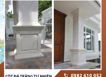 7 lý do nên chọn cột đá trắng tự nhiên cho công trình hiện đại