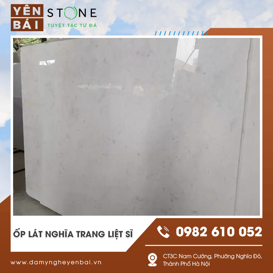 Mẫu ốp lát nghĩa trang liệt sĩ đẹp và bền vững