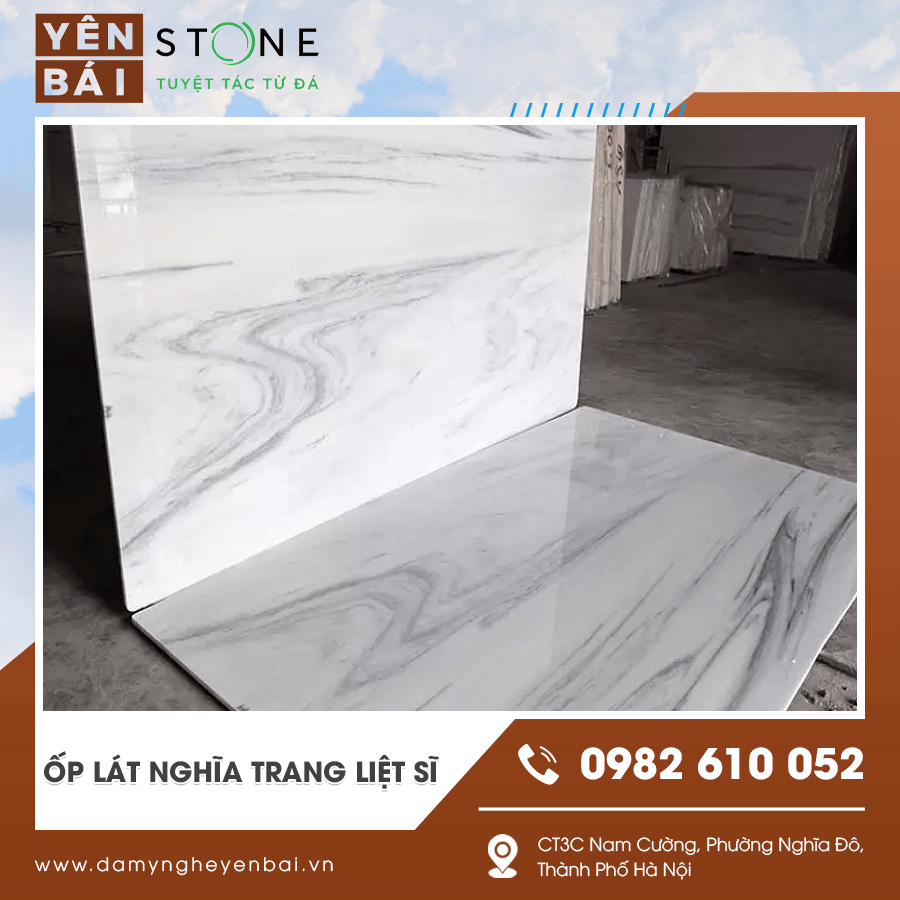 Ốp lát nghĩa trang liệt sĩ với đá tự nhiên cao cấp