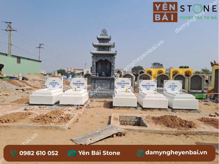 lắp đặt khu mộ